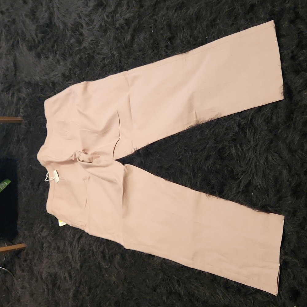 COS Beige Drawstring Straight-Leg Trousers - Picture 3 of 7